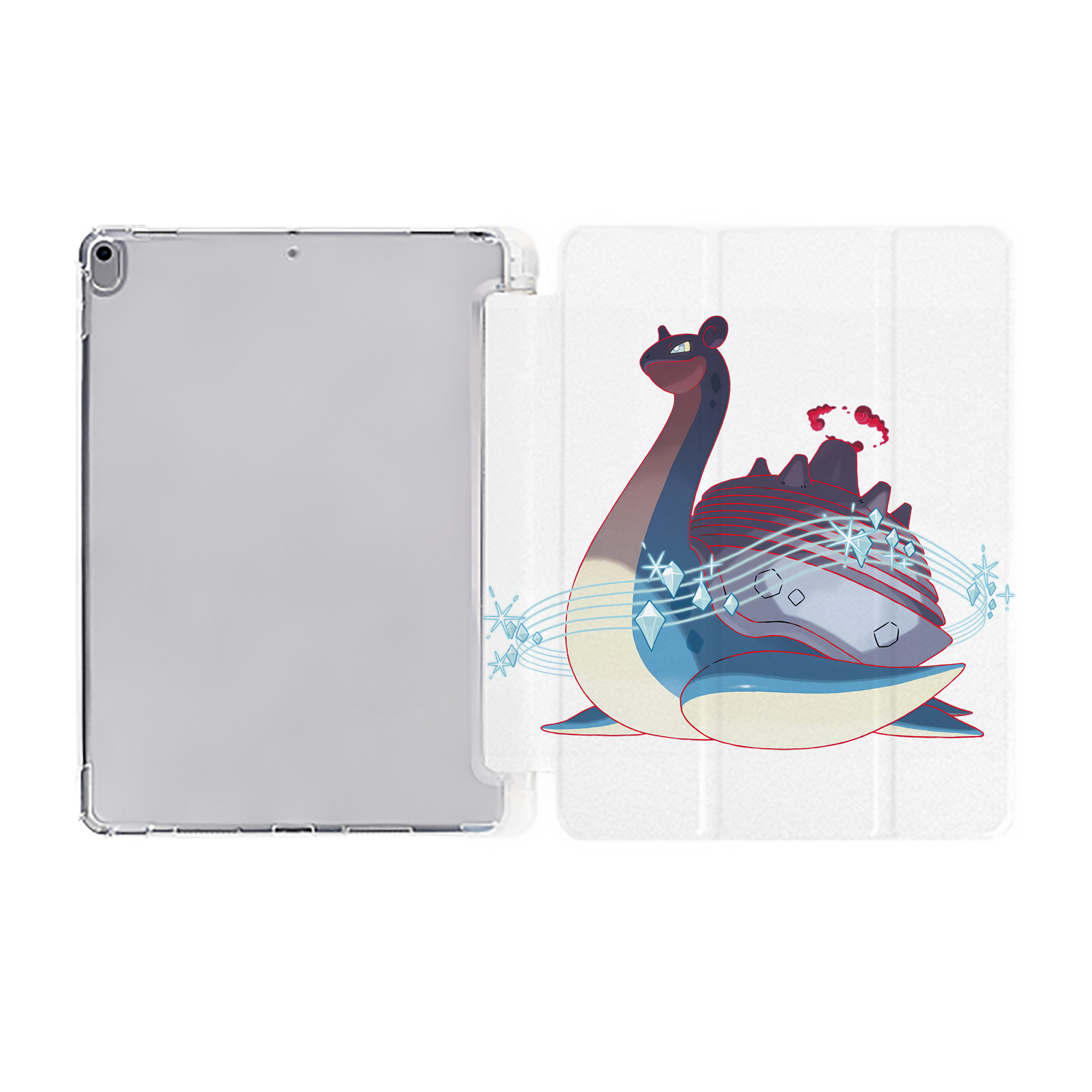 （画像用） ポケットモンスター Pokémon IPad ケース ペン収納付き 三つ折りスタンド PUレザー×シリコン 対応機種9.5/10.5/10.9インチ